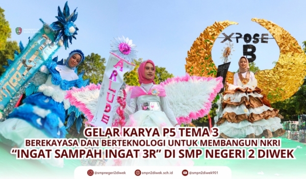 Gelar Karya P5 Tema 3: Berekayasa dan Berteknologi untuk Membangun NKRI di SMPN 2 Diwek