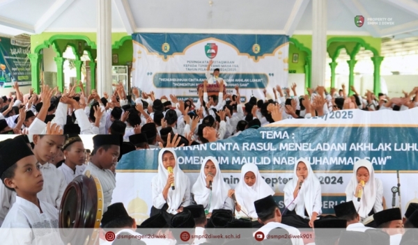 Peringatan Maulid Nabi 1446 H di SMPN 2 Diwek